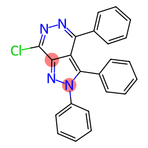 7-chloro-2,3,4-triphenyl-2H-pyrazolo[3,4-d]pyridazine