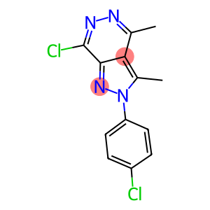 7-chloro-2-(4-chlorophenyl)-3,4-dimethyl-2H-pyrazolo[3,4-d]pyridazine