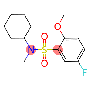 N-cyclohexyl-5-fluoro-2-methoxy-N-methylbenzenesulfonamide