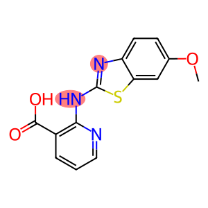 2-[(6-methoxy-1,3-benzothiazol-2-yl)amino]nicotinic acid