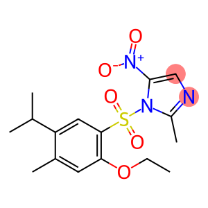 1-[(2-ethoxy-5-isopropyl-4-methylphenyl)sulfonyl]-5-nitro-2-methyl-1H-imidazole