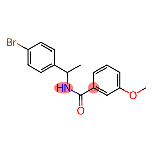 N-[1-(4-bromophenyl)ethyl]-3-methoxybenzamide
