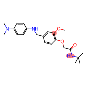 N-(tert-butyl)-2-(4-{[4-(dimethylamino)anilino]methyl}-2-methoxyphenoxy)acetamide