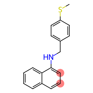 N-{[4-(methylsulfanyl)phenyl]methyl}naphthalen-1-amine