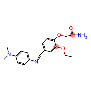 2-[4-({[4-(dimethylamino)phenyl]imino}methyl)-2-ethoxyphenoxy]acetamide