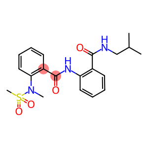 N-{2-[(isobutylamino)carbonyl]phenyl}-2-[methyl(methylsulfonyl)amino]benzamide