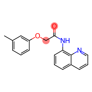 2-(3-methylphenoxy)-N-(8-quinolinyl)acetamide