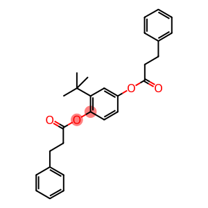 2-tert-butyl-4-[(3-phenylpropanoyl)oxy]phenyl3-phenylpropanoate