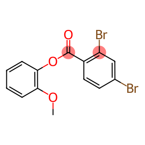 2-methoxyphenyl2,4-dibromobenzoate