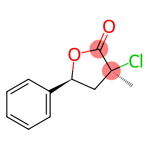 trans-3-chlorodihydro-3-methyl-5-phenylfuran-2(3H)-one