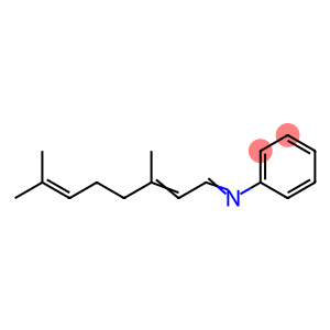 Benzenamine, N-(3,7-dimethyl-2,6-octadien-1-ylidene)-