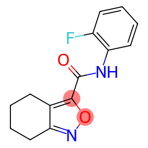 2,1-Benzisoxazole-3-carboxamide,N-(2-fluorophenyl)-4,5,6,7-tetrahydro-(9CI)