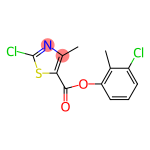 3-chloro-2-methylphenyl2-chloro-4-methyl-1,3-thiazole-5-carboxylate