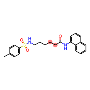 Hexanamide, 6-[[(4-methylphenyl)sulfonyl]amino]-N-1-naphthalenyl-