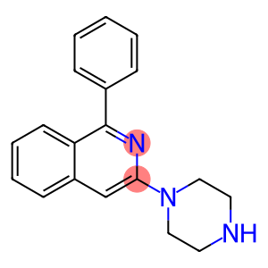 Isoquinoline, 1-phenyl-3-(1-piperazinyl)-