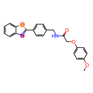 N-[4-(1,3-benzothiazol-2-yl)benzyl]-2-(4-methoxyphenoxy)acetamide