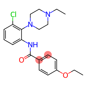 N-[3-chloro-2-(4-ethyl-1-piperazinyl)phenyl]-4-ethoxybenzamide