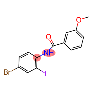N-(4-bromo-2-iodophenyl)-3-methoxybenzamide
