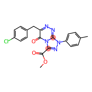 methyl 6-(4-chlorobenzyl)-1-(4-methylphenyl)-5-oxo-1,5-dihydro[1,2,4]triazolo[3,4-c][1,2,4]triazine-3-carboxylate