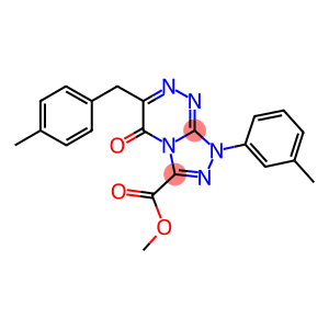 methyl 6-(4-methylbenzyl)-1-(3-methylphenyl)-5-oxo-1,5-dihydro[1,2,4]triazolo[3,4-c][1,2,4]triazine-3-carboxylate