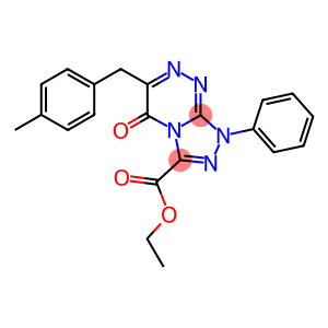 ethyl 6-(4-methylbenzyl)-5-oxo-1-phenyl-1,5-dihydro[1,2,4]triazolo[3,4-c][1,2,4]triazine-3-carboxylate