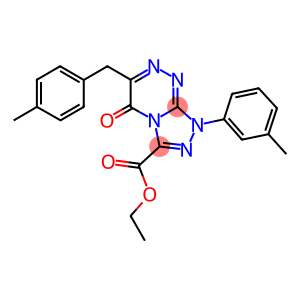 ethyl 6-(4-methylbenzyl)-1-(3-methylphenyl)-5-oxo-1,5-dihydro[1,2,4]triazolo[3,4-c][1,2,4]triazine-3-carboxylate