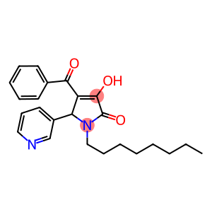 4-benzoyl-3-hydroxy-1-octyl-5-(3-pyridinyl)-1,5-dihydro-2H-pyrrol-2-one