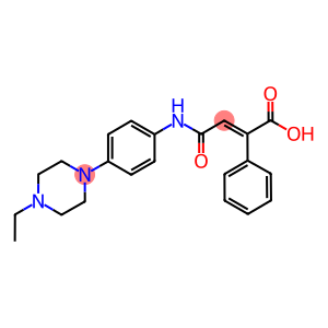 4-[4-(4-ethyl-1-piperazinyl)anilino]-4-oxo-2-phenyl-2-butenoicacid