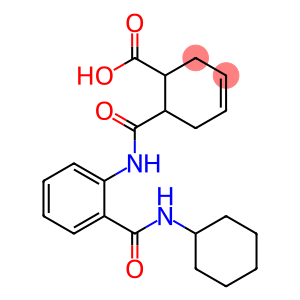 6-({2-[(cyclohexylamino)carbonyl]anilino}carbonyl)-3-cyclohexene-1-carboxylic acid