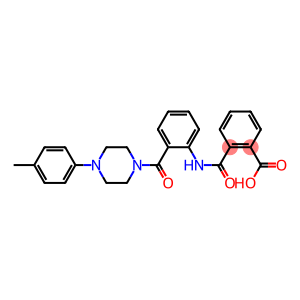 2-[(2-{[4-(4-methylphenyl)-1-piperazinyl]carbonyl}anilino)carbonyl]benzoic acid