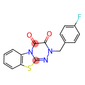 2-(4-fluorobenzyl)-2H-[1,2,4]triazino[3,4-b][1,3]benzothiazole-3,4-dione