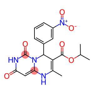 isopropyl 4-{3-nitrophenyl}-2-methyl-6,8-dioxo-1,6,7,8-tetrahydro-4H-pyrimido[1,6-a]pyrimidine-3-carboxylate