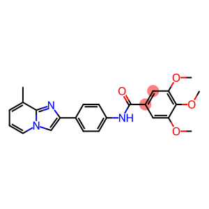 3,4,5-三甲氧基-N-(4-(8-甲基咪唑并[1,2-a]吡啶-2-基)苯基)苯甲酰胺