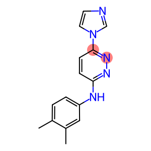 N-(3,4-dimethylphenyl)-N-[6-(1H-imidazol-1-yl)-3-pyridazinyl]amine