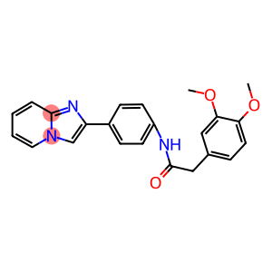 2-(3,4-dimethoxyphenyl)-N-(4-imidazo[1,2-a]pyridin-2-ylphenyl)acetamide