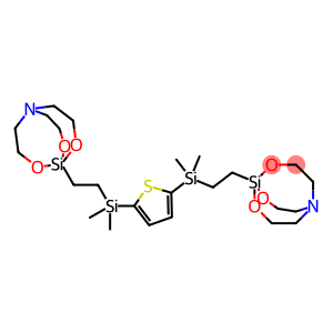 2,8,9-Trioxa-5-aza-1-silabicyclo[3.3.3]undecane, 1-[2-[[5-[dimethyl[2-(2,8,9-trioxa-5-aza-1-silabicyclo[3.3.3]undec-1-yl)ethyl]silyl]-2-thienyl]dimethylsilyl]ethyl]-