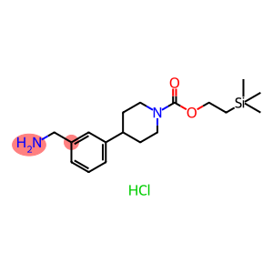 2-trimethylsilylethyl 4-[3-(aminomethyl)phenyl]piperidine-1-carboxylate