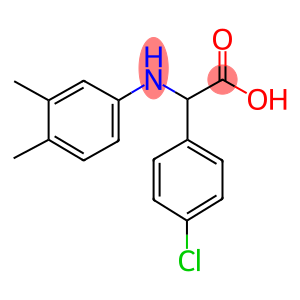 (4-CHLORO-PHENYL)-(3,4-DIMETHYL-PHENYLAMINO)-ACETIC ACID