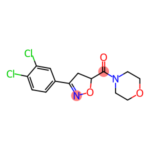 4-{[3-(3,4-dichlorophenyl)-4,5-dihydro-5-isoxazolyl]carbonyl}morpholine