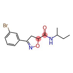 3-(3-bromophenyl)-N-(sec-butyl)-4,5-dihydro-5-isoxazolecarboxamide