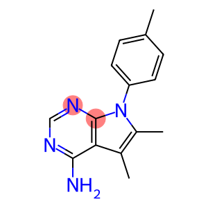 5,6-DIMETHYL-7-(4-METHYLPHENYL)-7H-PYRROLO[2,3-D]PYRIMIDIN-4-AMINE