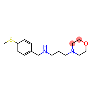 N-[4-(METHYLTHIO)BENZYL]-N-(3-MORPHOLIN-4-YLPROPYL)AMINE