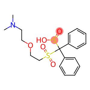 [[2-[2-(Dimethylamino)ethoxy]ethyl]sulfonyl]diphenylmethanesulfinic acid