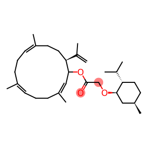 (1R,14S,2E,6E,10E)-1-[[(2α-Isopropyl-5β-methylcyclohexyl)oxy]acetoxy]-14β-isopropenyl-3,7,11-trimethylcyclotetradeca-2,6,10-triene