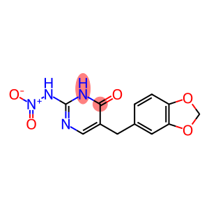 N-(5-(苯并[D][1,3]二噁戊环-5-基甲基)-4-氧亚基-1,4-二氢嘧啶-2-基)硝酰胺