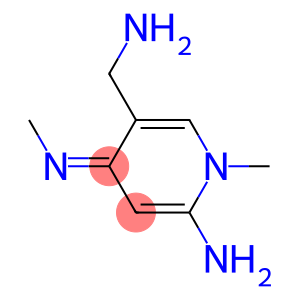 3-Pyridinemethanamine,1,6-dihydro-6-imino-1-methyl-4-(methylamino)-(9CI)