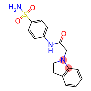 N-[4-(aminosulfonyl)phenyl]-2-(2,3-dihydro-1H-indol-1-yl)acetamide