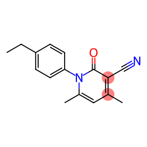 1-(4-Ethylphenyl)-4,6-dimethyl-2-oxo-1,2-dihydropyridine-3-carbonitrile