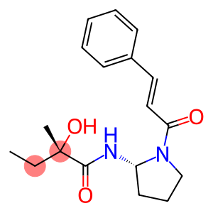 ButanaMide,2-hydroxy-2-Methyl-N-[(2R)-1-[(2E)-1-oxo-3-phenyl-2-propen-1-yl]-2-pyrrolidinyl]-,(2S)-