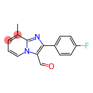 2-(4-FLUORO-PHENYL)-8-METHYL-IMIDAZO[1,2-A]-PYRIDINE-3-CARBALDEHYDE